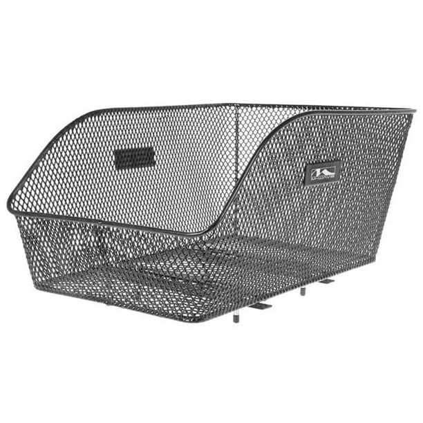 M-Wave Bike Basket Silver Luggage Carrier Basket Satchel Basket 40x30x18cm